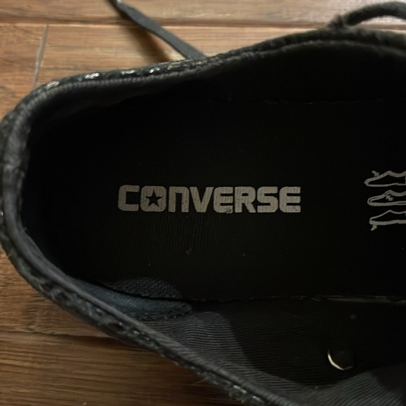 Converse Women's Black Sneakers - Picture 4 of 7